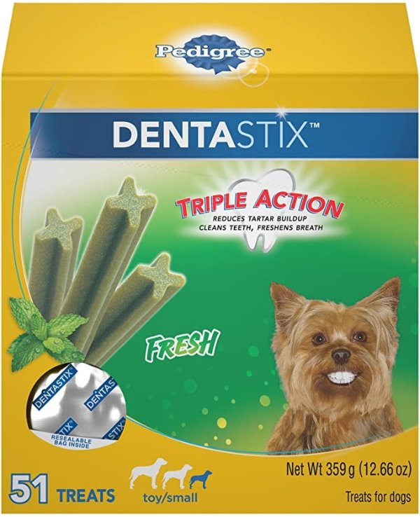 DENTASTIX Fresh Treats for Toy/Small and Medium Dogs 5-40lbs