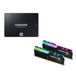 Samsung 860 EVO 500GB SSD + G.SKILL TridentZ RGB 16GB DDR4-3000