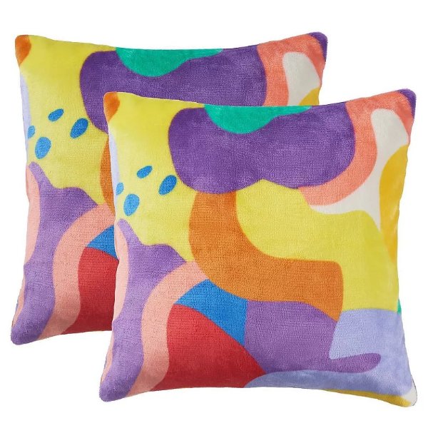 Crayola® X Kohl's 2-Pack Abstract Throw Pillows