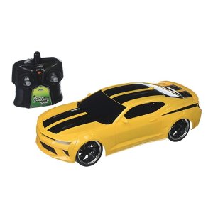 Jada 98728 Toys Hyperchargers 1: 16 Big Time Muscle R/C '16 Chevy Camaro Ss Vehicle, 1/16 Scale, Yellow With Black Stripes @ Amazon