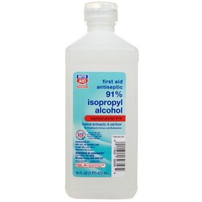 First Aid Antiseptic 91 Percent Isopropyl Alcohol - 16 fl oz