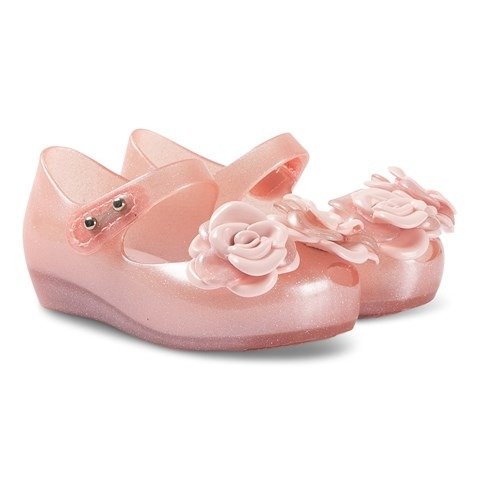 Pink Glitter Ultragirl Flower Shoes | AlexandAlexa