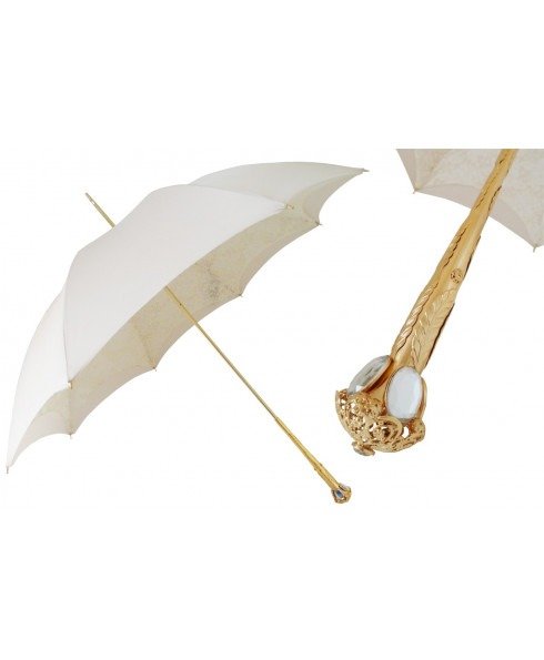 Women Luxury Ivory Parasol Umbrella