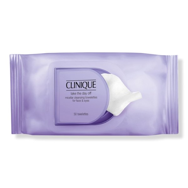 Take The Day Off Micellar Cleansing Towelettes for Face & Eyes Makeup Remover - Clinique | Ulta Beauty