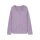 紫色V领毛衣