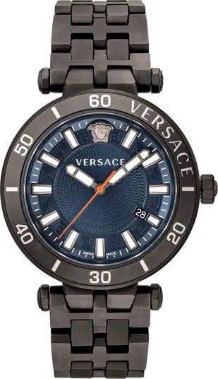 Greca Sport Bracelet Watch, 43mm