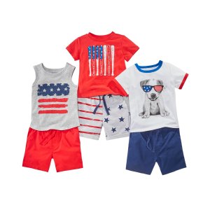 超后一天：macys.com 红白蓝系列儿童服饰限时特卖