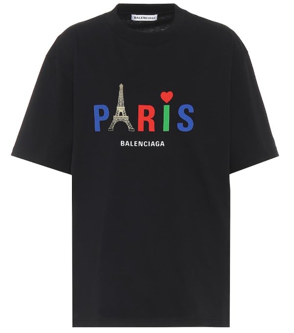 Paris Love cotton T-shirt