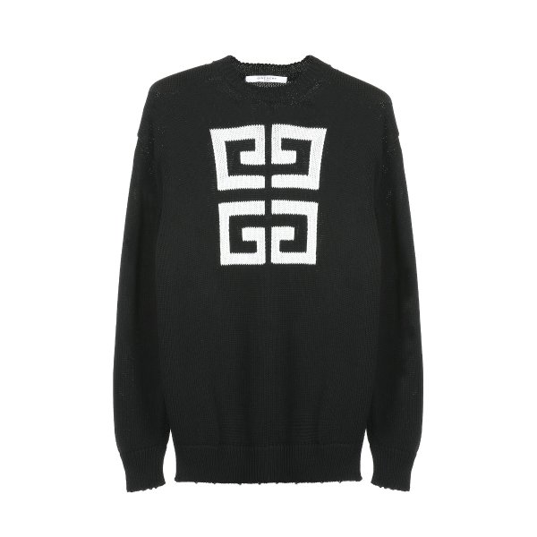 4G Logo Knitted L/S Sweater