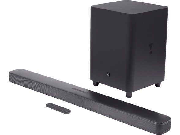 JBL Bar 5.1 - Soundbar with Built-in Virtual Surround, 4K and 10" Wireless Subwoofer (2019 Model)