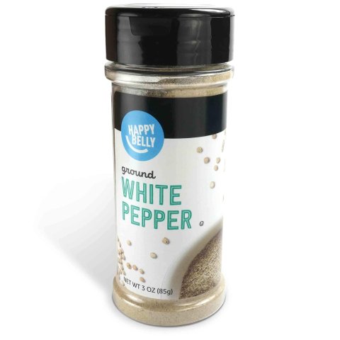 Happy Belly White Pepper Ground, 3 ounce