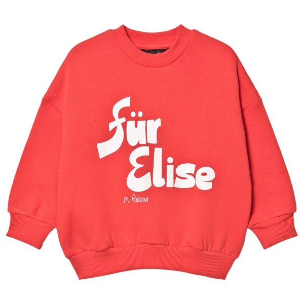 Red Fur Elise Sweatshirt | AlexandAlexa