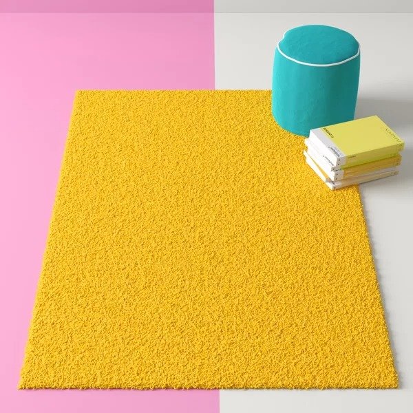 黄色地毯