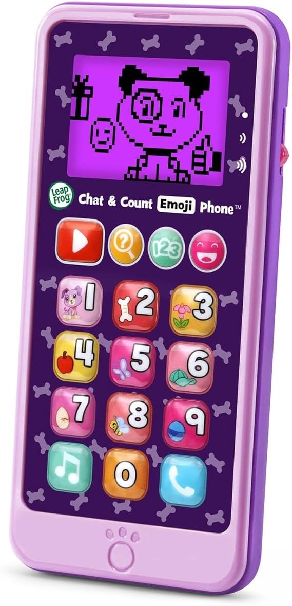 Chat and Count Emoji Phone, Purple