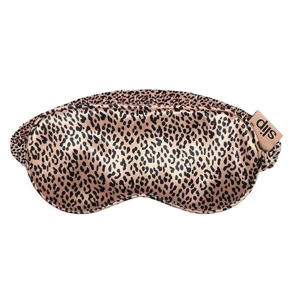 Silk Sleep Mask in Limited Edition Rose Gold Leopard