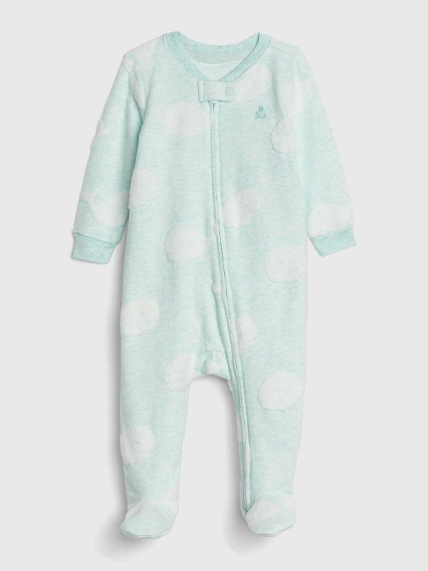 Baby Elephant Footed One-Piece