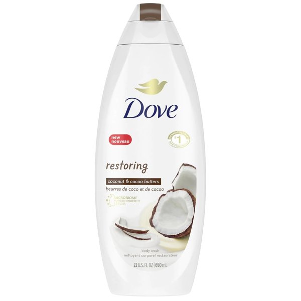 Dove Restoring Body Wash with Coconut & Cocoa Butters Coconut Butter and Cocoa Butter