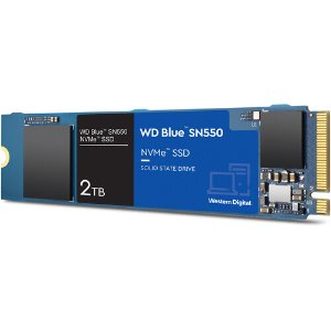 限今天：WD Blue SN550 2TB PCIe3.0 x4 NVMe 固态硬盘