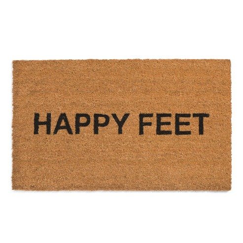 Made In India Coir Happy Feet Door Mat