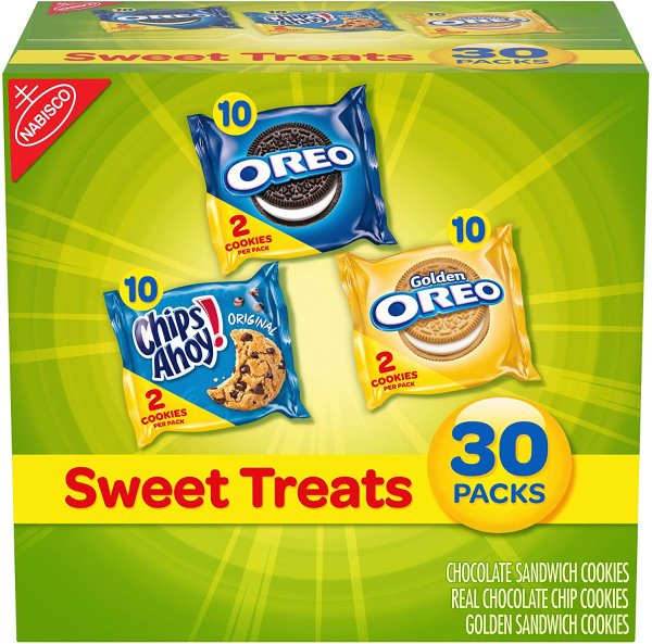 Sweet Treats - Variety Pack Cookies 30 Count Box 23.4 Ounce