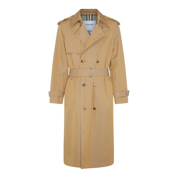 Double Breasted Belted Trench Coat – Cettire