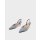 White Pointed Slingback Kitten Heels | CHARLES & KEITH