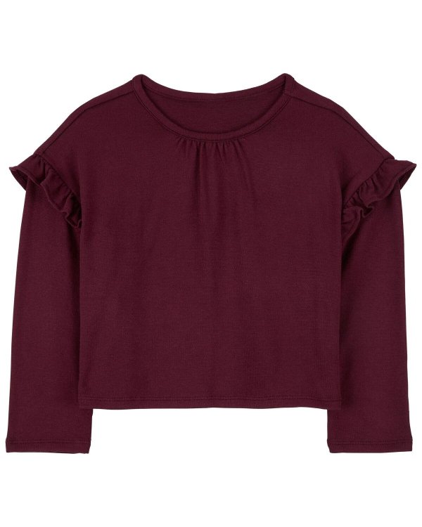 Baby Cozy Red LENZING™ ECOVERO™ Jersey Top
