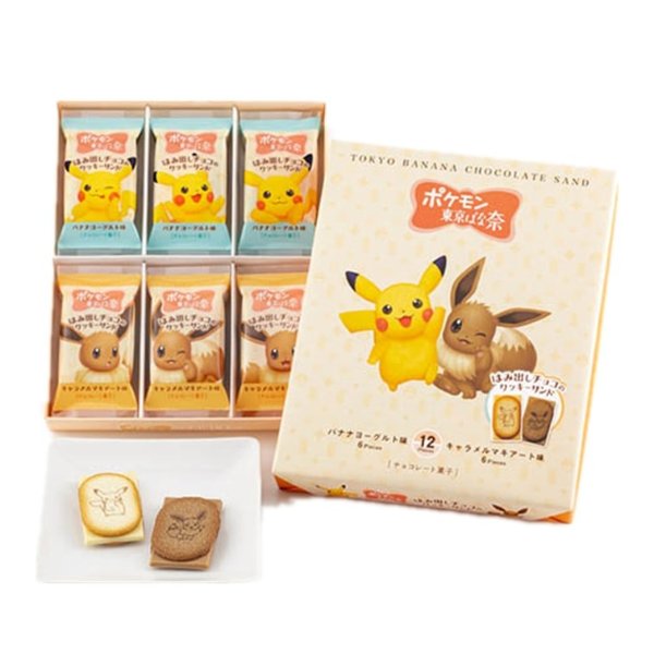 TOKYO BANANA Pikachu Limited Cookies 12pc