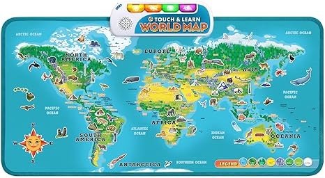 Touch and Learn World Map
