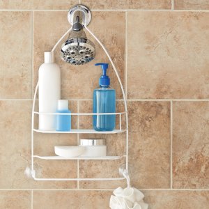 Mainstays Over-the-Shower Caddy, White