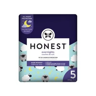 Honest Overnights 20-Pack Size 5 Diapers in Sleepy Sheep Pattern | buybuy BABY