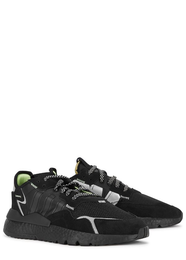 Nite Jogger black panelled sneakers
