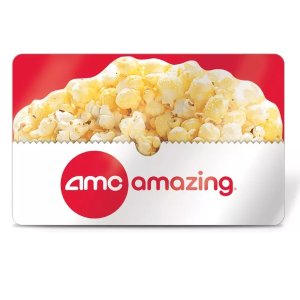 Groupon AMC电影院电子卡 低至7.7折