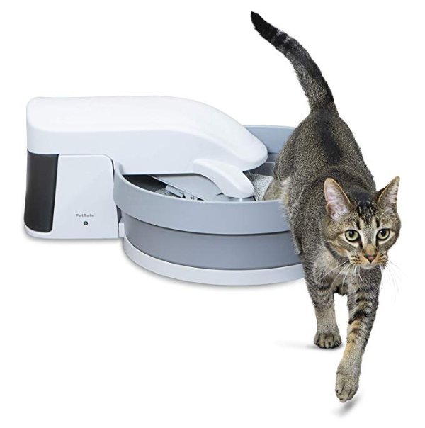 Simply Clean Self-Cleaning Cat Litter Box, Automatic Litter Box, Works with Clumping Cat Litter