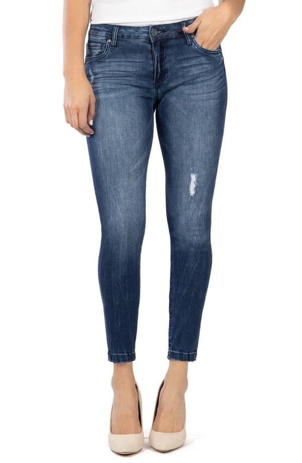 Donna Ankle Skinny Jeans