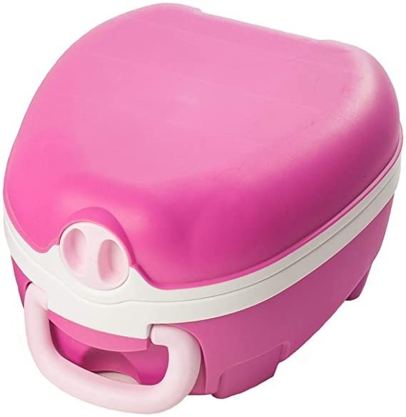 Carry Potty - Pink Travel Potty, Award-Winning Portable Toddler Toilet Seat for Kids to Take Everywhere
