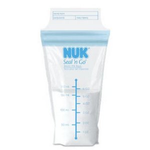 NUK Seal N Go Breast Milk Bags, 100 Count