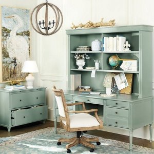 Ballard Designs 优雅法式办公家具热卖  收高品质实木书桌椅