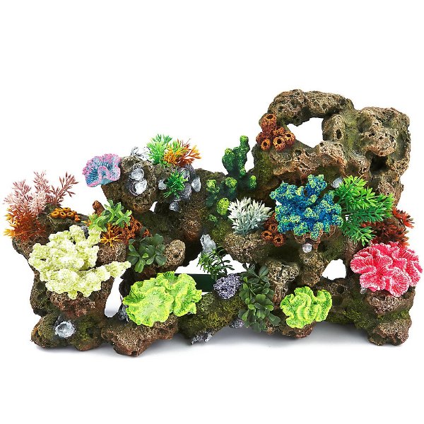 ® Stone & Coral Bubbler Aquarium Ornament