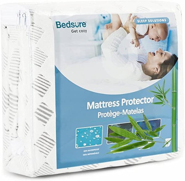 Bedsure 100% 防水床垫保护罩 Full