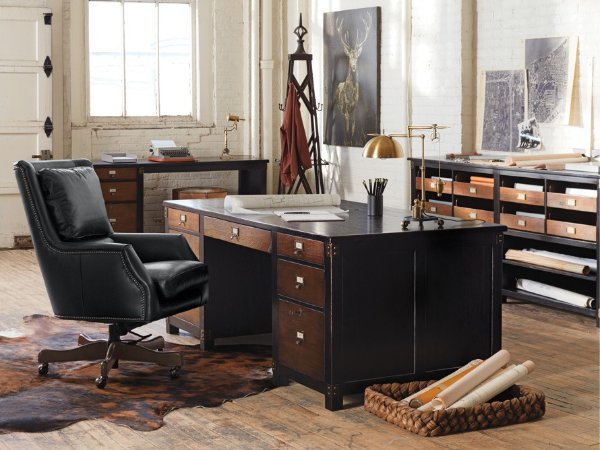Telegraph Executive Desk | Arhaus Furniture