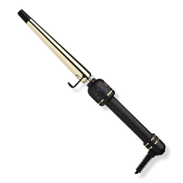Pro Artist 24K Gold Extended Barrel Tapered Curling Wand