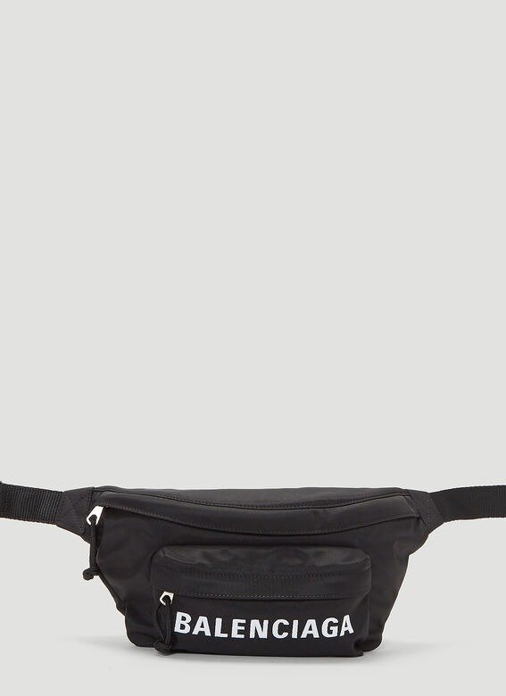 Wheel Small Belt Bag in Black