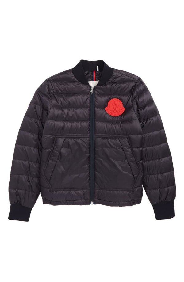 Motu Quilted Down Bomber Jacket