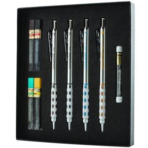 史低价：Pentel 日本派通 专业绘图铅笔礼品套装（带笔芯和橡皮擦）