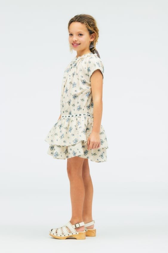 RUFFLED FLORAL DRESS LIMITED EDITION