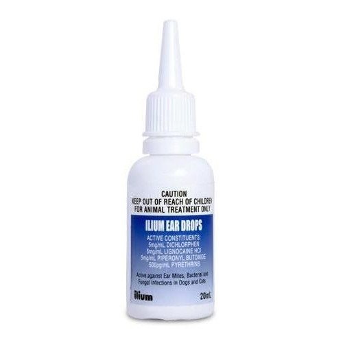 Ilium Ear Drops for Pet Hygiene Online at Discount Rate from at petcaresupplies.com