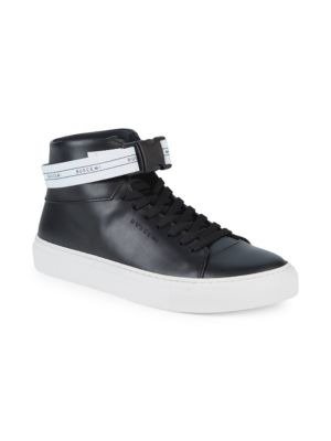 Sport Leather High-Top Sneakers