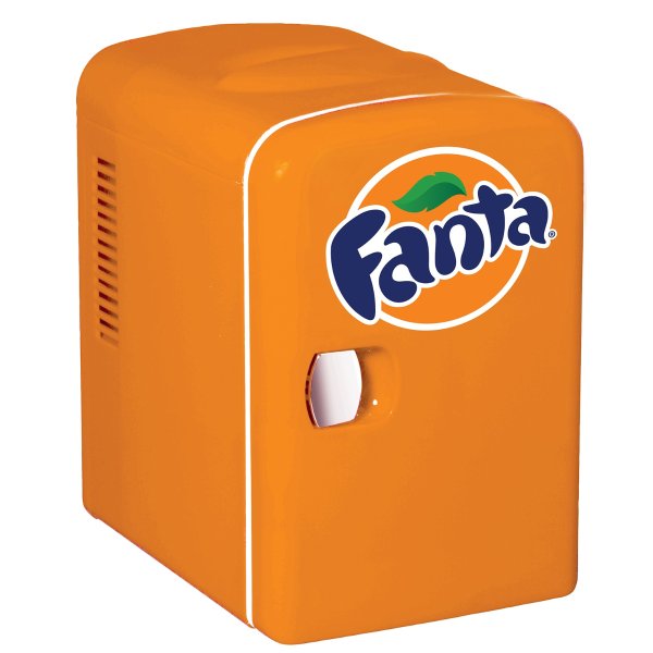 Fanta Personal 6 Can Mini Fridge with Warming
