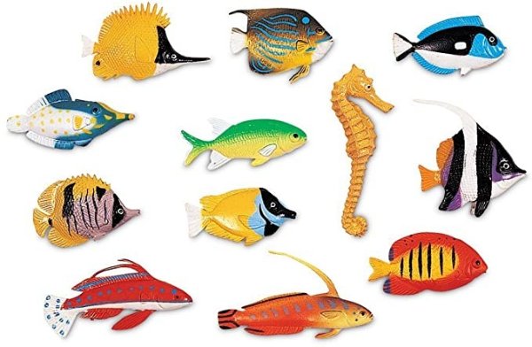 Fish Counters, Educational Counting and Sorting Toy, Set of 60